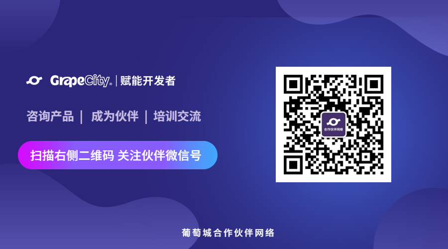 葡萄城合作网络公众号